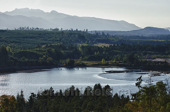 Photo of Mount Arrowsmith On Vancouver Island Behind Northwest Bay