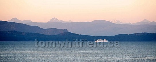 Photo of Sunset Cruising To Alaska Across From Parksville Beach