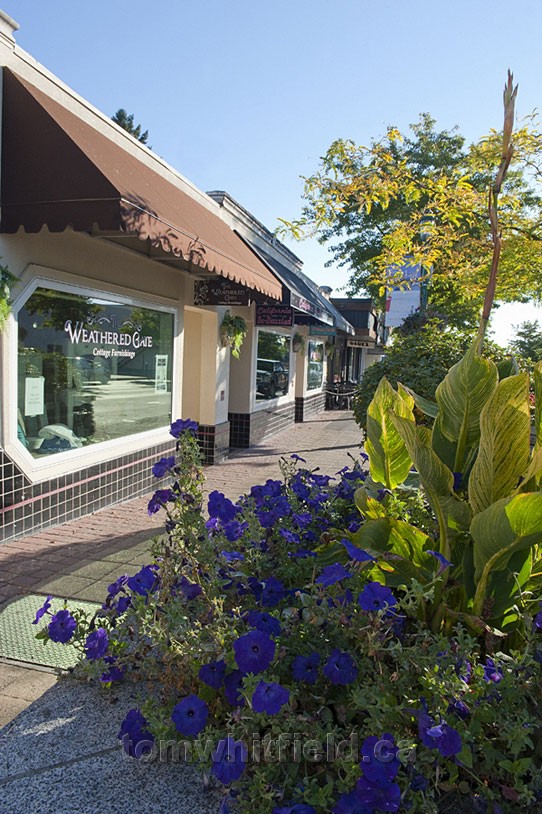 Photo of Qualicum Beach Sidewalk And Shops