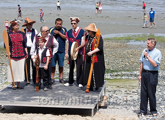 Photo of Qualicum First Nation Beach Blessing